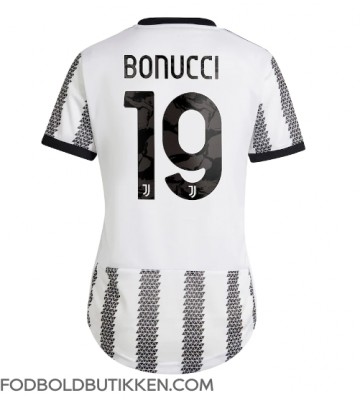 Juventus Leonardo Bonucci #19 Hjemmebanetrøje Dame 2022-23 Kortærmet